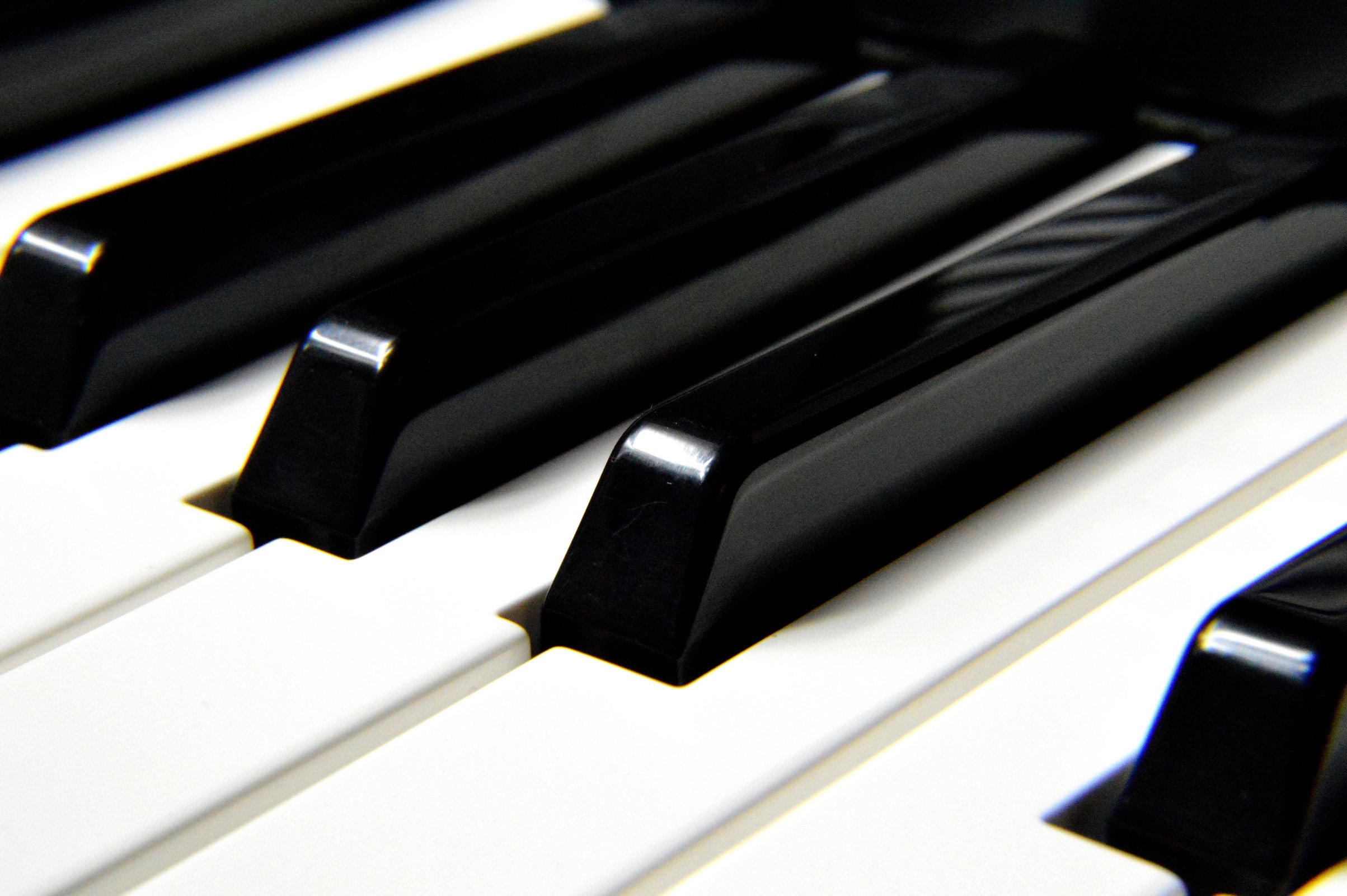 Closeup of Piano Keys